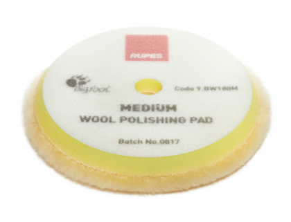 Rupes BigFoot Wool-Pad gelb Medium 150-170mm Einzeln unverpackt