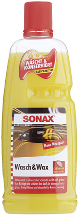 Sonax Wasch & Wax Carnauba Shampoo 1 Liter