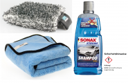 Sonax Xtreme Shampoo 2in1 1L Autowaschset Waschhandschuh...