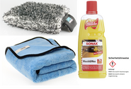 Sonax Wasch & Wax Carnauba Shampoo 1L Autowaschset...