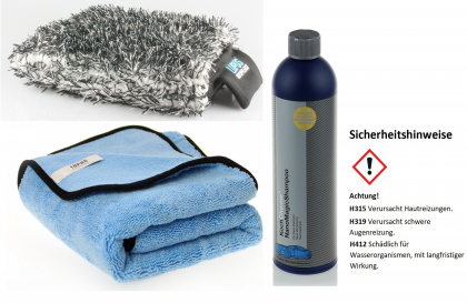 Koch Chemie Nano Magic Shampoo 750ml Autowaschset Handschuh + Trocknungstuch