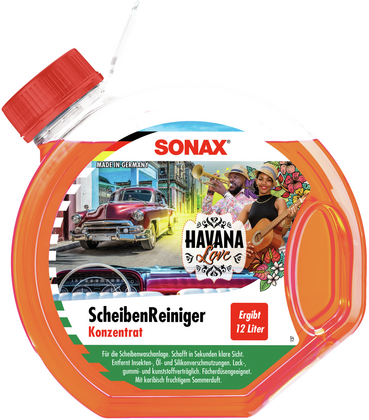 Sonax Scheibenreiniger Havana Love 3L Konzentrat ergibt 12L